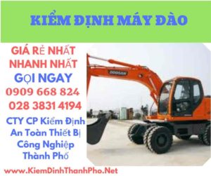 hình ảnh kiểm định máy đào