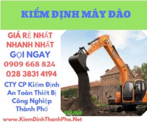 hình ảnh kiểm định máy đào