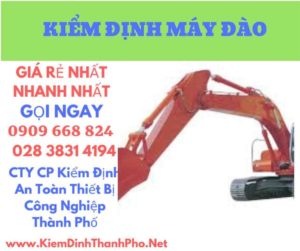 hình ảnh kiểm định máy đào