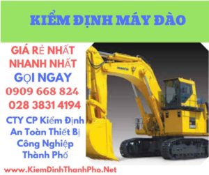 hình ảnh kiểm định máy đào