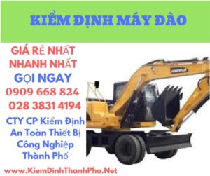 hình ảnh kiểm định máy đào