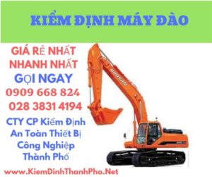 hình ảnh kiểm định máy đào