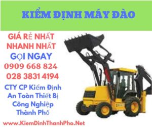 hình ảnh kiểm định máy đào