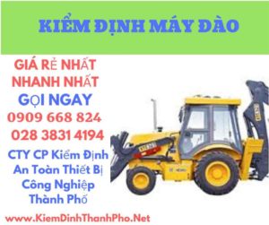 hình ảnh kiểm định máy đào