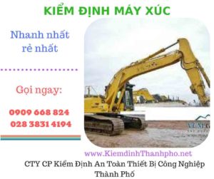 hình ảnh kiểm định máy xúc