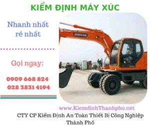 hình ảnh kiểm định máy xúc