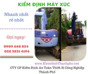 hình ảnh kiểm định máy xúc