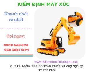 hình ảnh kiểm định máy xúc