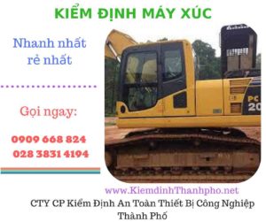 hình ảnh kiểm định máy xúc