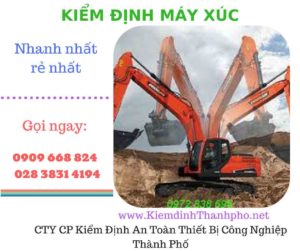 hình ảnh kiểm định máy xúc