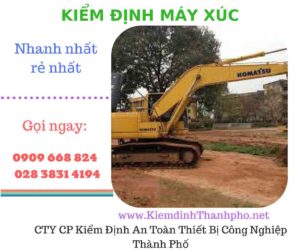 hình ảnh kiểm định máy xúc