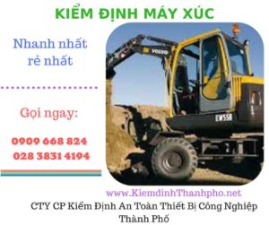 hình ảnh kiểm định máy xúc