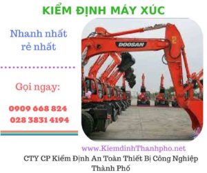 hình ảnh kiểm định máy xúc