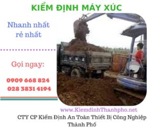 hình ảnh kiểm định máy xúcv