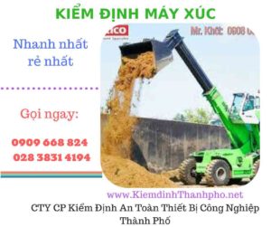 hình ảnh kiểm định máy xúc