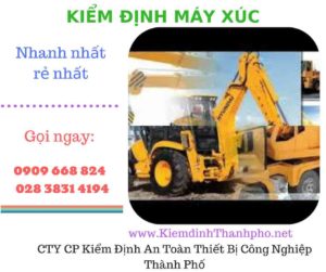 hình ảnh kiểm định máy xúc