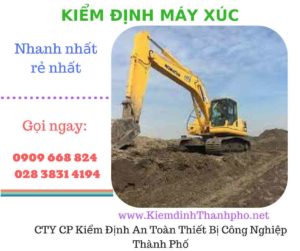 hình ảnh kiểm định máy xúc