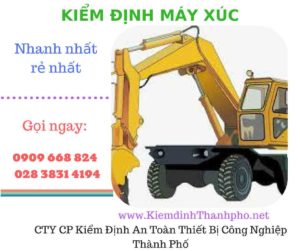 hình ảnh kiểm định máy xúc