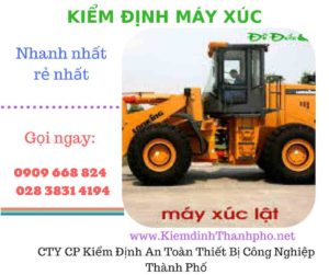 hình ảnh kiểm định máy xúc