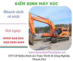 hình ảnh kiểm định máy xúc