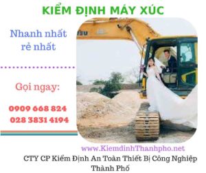 hình ảnh kiểm định máy xúc