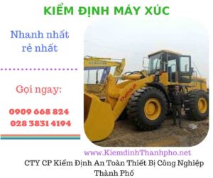 hình ảnh kiểm định máy xúc