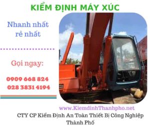 hình ảnh kiểm định máy xúc