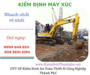 hình ảnh kiểm định máy xúc