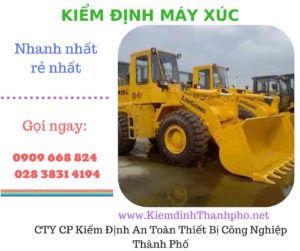 hình ảnh kiểm định máy xúc