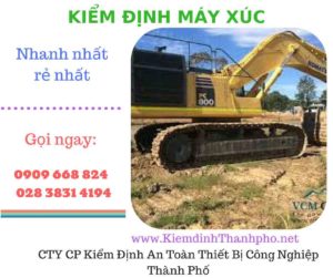 hình ảnh kiểm định máy xúc