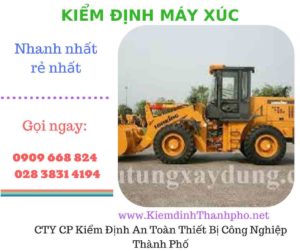 hình ảnh kiểm định máy xúc