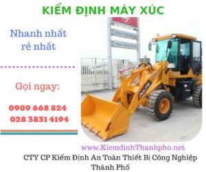 hình ảnh kiểm định máy xúc