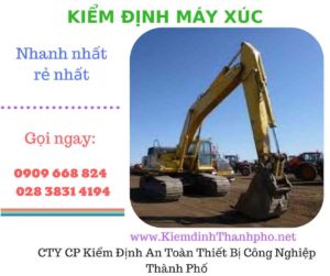 hình ảnh kiểm định máy xúc