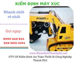 hình ảnh kiểm định máy xúc