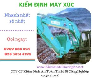 hình ảnh kiểm định máy xúc