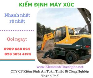 hình ảnh kiểm định máy xúc