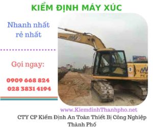 hình ảnh kiểm định máy xúc