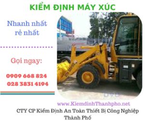 hình ảnh kiểm định máy xúc