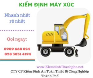 hình ảnh kiểm định máy xúc