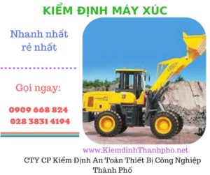 hình ảnh kiểm định máy xúc