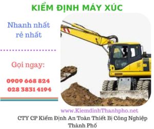 hình ảnh kiểm định máy xúc