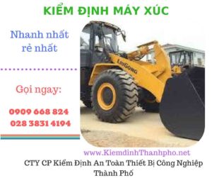 hình ảnh kiểm định máy xúc