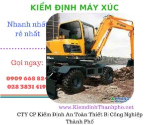 hình ảnh kiểm định máy xúc