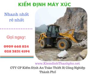 hình ảnh kiểm định máy xúc