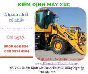 hình ảnh kiểm định máy xúc