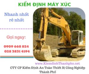 hình ảnh kiểm định máy xúc