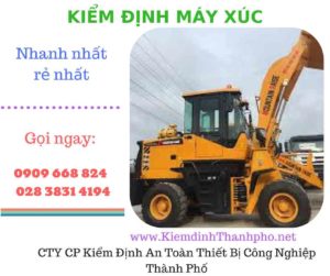 hình ảnh kiểm định máy xúc