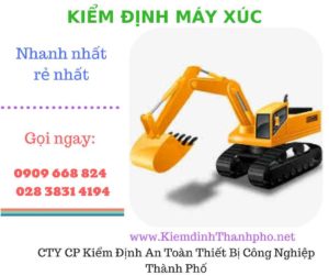 hình ảnh kiểm định máy xúc