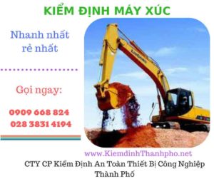 hình ảnh kiểm định máy xúc