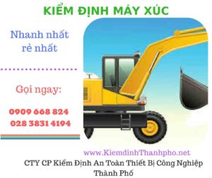 hình ảnh kiểm định máy xúc